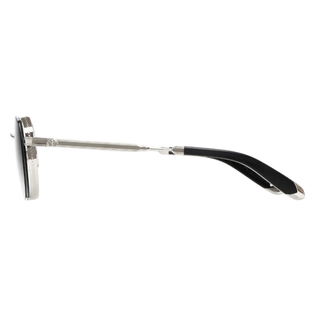 Maybach THE BOULEVARD I Unisex Platinum Titanium Black Acetate Luxury Sunglasses