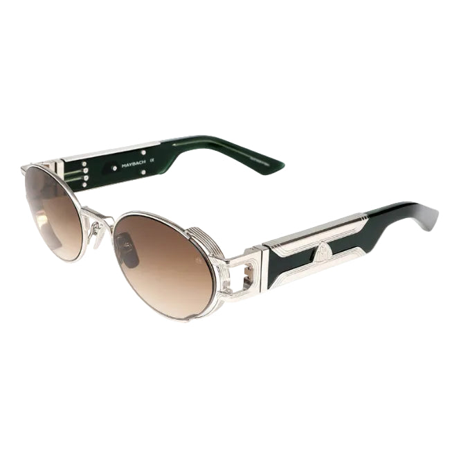 Maybach The Drive I Men Palladium Titanium / Umber Brown Gradient Sunglasses