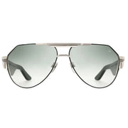 Maybach The King III Unisex Palladium / Green Gradient Sunglasses