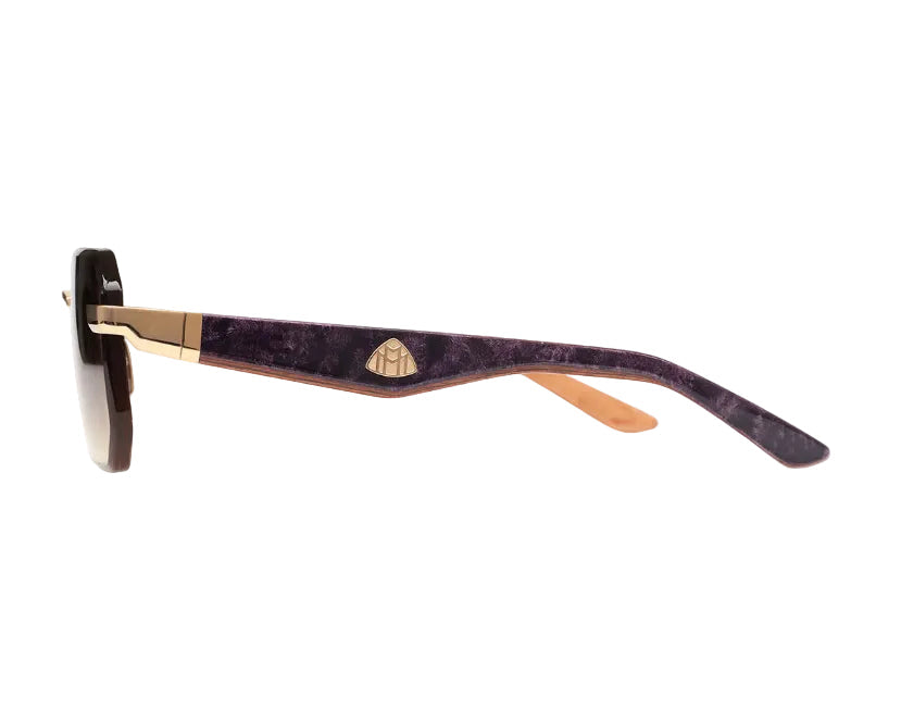 Maybach THE VISIONIST SUN I Unisex 22K Gold / Light Bronze Gradient Sunglasses