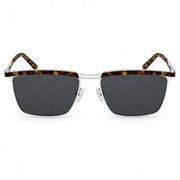 Saint Laurent Men SL 795 Joe Square Silver / Havana Sunglasses