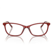 Miu Miu Women Transparent Cherry Red / Gold Optical Glasses
