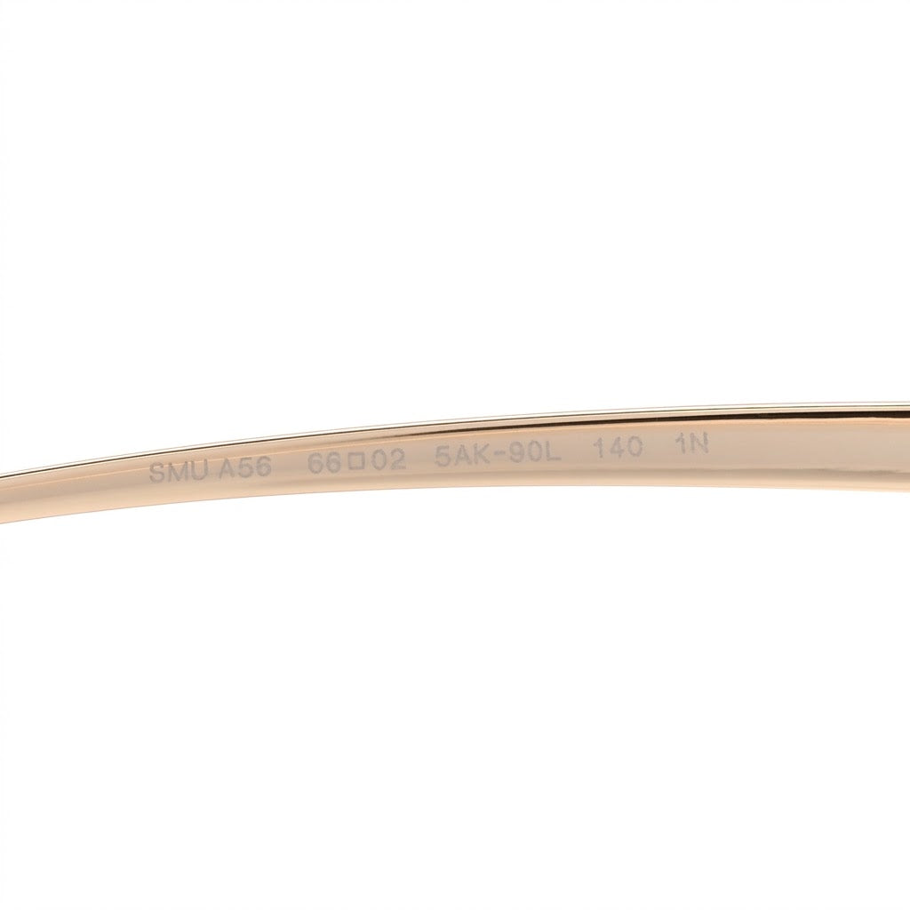 Miu Miu Women SMUA56 Gold Metal Pink Sunglasses