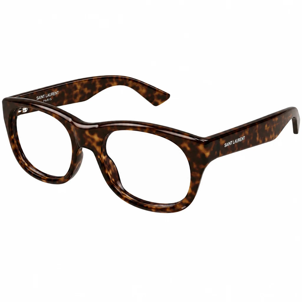 Saint Laurent Women SL 815 Romy Squared Oval Tortoise Sunglasses