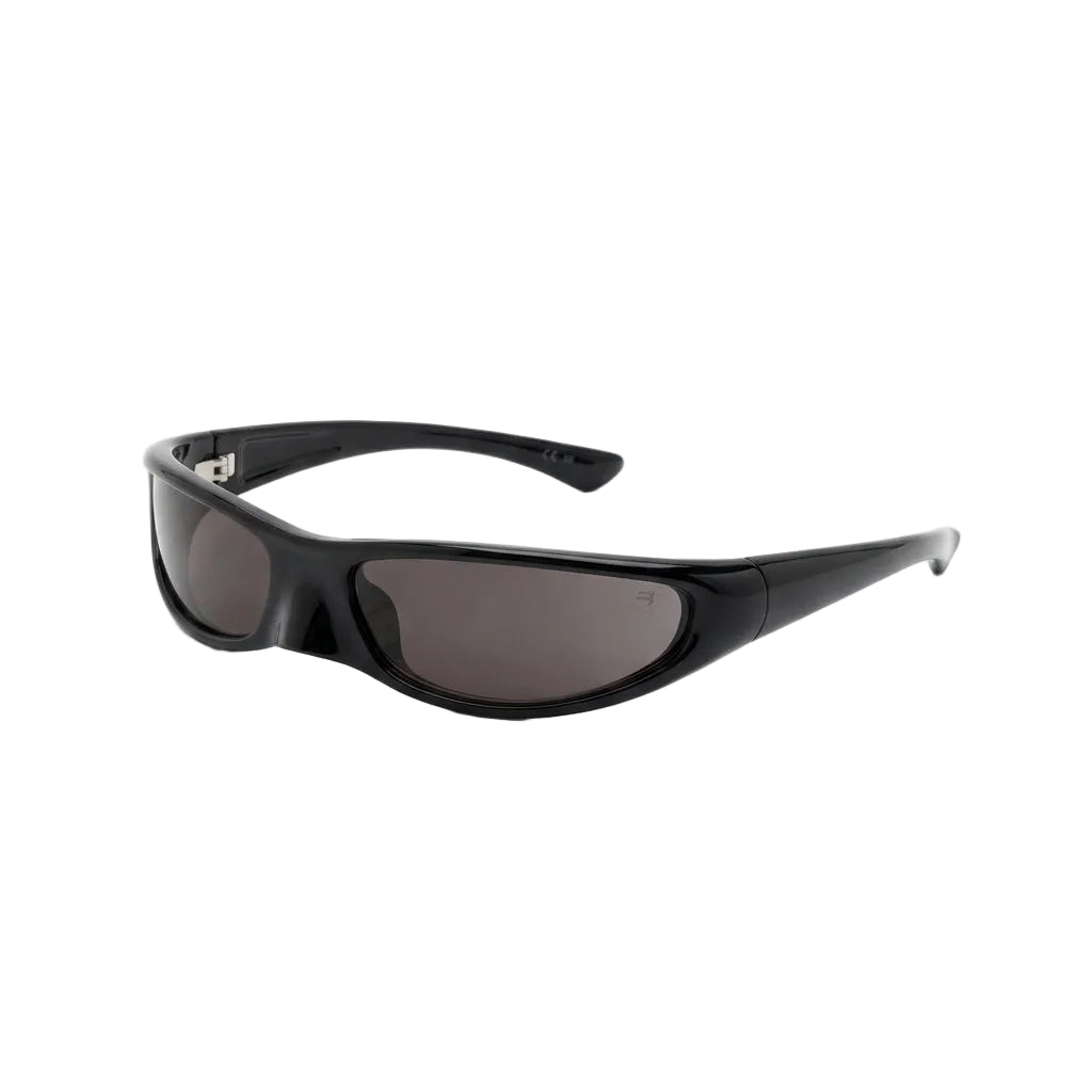 Balenciaga Unisex BB0383S Wrap Shield Black / Grey Sunglasses