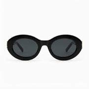 Saint Laurent Women SL M136 Oval Black Sunglasses