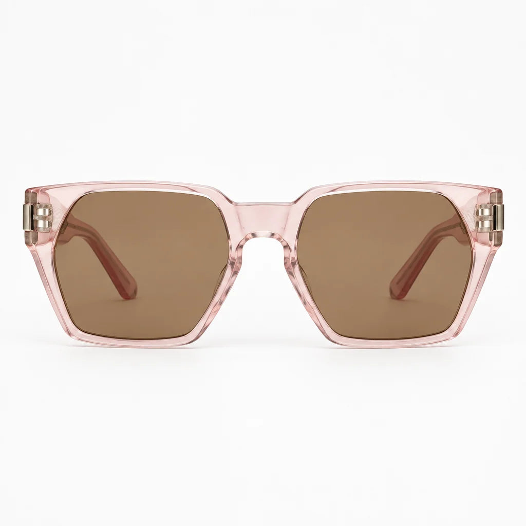 Saint Laurent Men SL 894 Square Transparent Pink Sunglasses