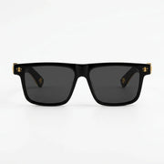 Chrome Hearts Unisex Box Lunch-A 1854 Black & Gold Gothic Sunglasses