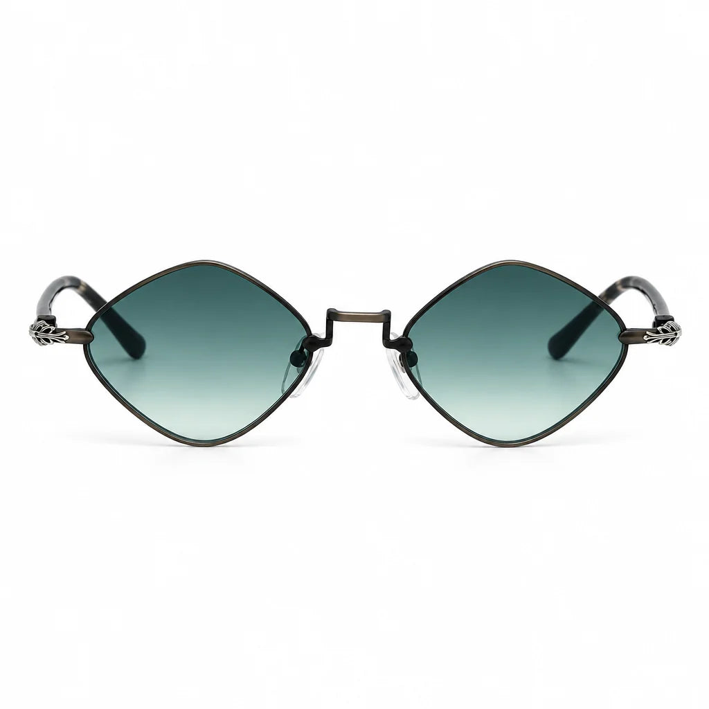Chrome Hearts Diamond Dog 2154 Unisex Tortoiseshell & Black Diamond Sunglasses
