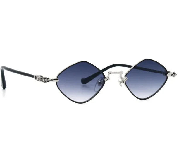 Chrome Hearts Diamond Dog 2159 Unisex Grey Diamond Sunglasses