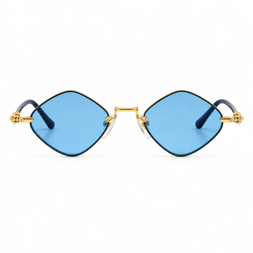 Chrome Hearts Diamond Dog 2152 Exclusive Blue Glasses