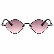 Chrome Hearts Diamond Dog 2158 Unisex Black & Burgundy Diamond Sunglasses