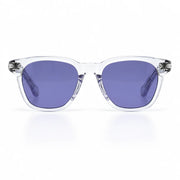 Chrome Hearts Smoke Show 3360 Unisex Clear Crystal & Silver Gothic Round / Rectangular Sunglasses
