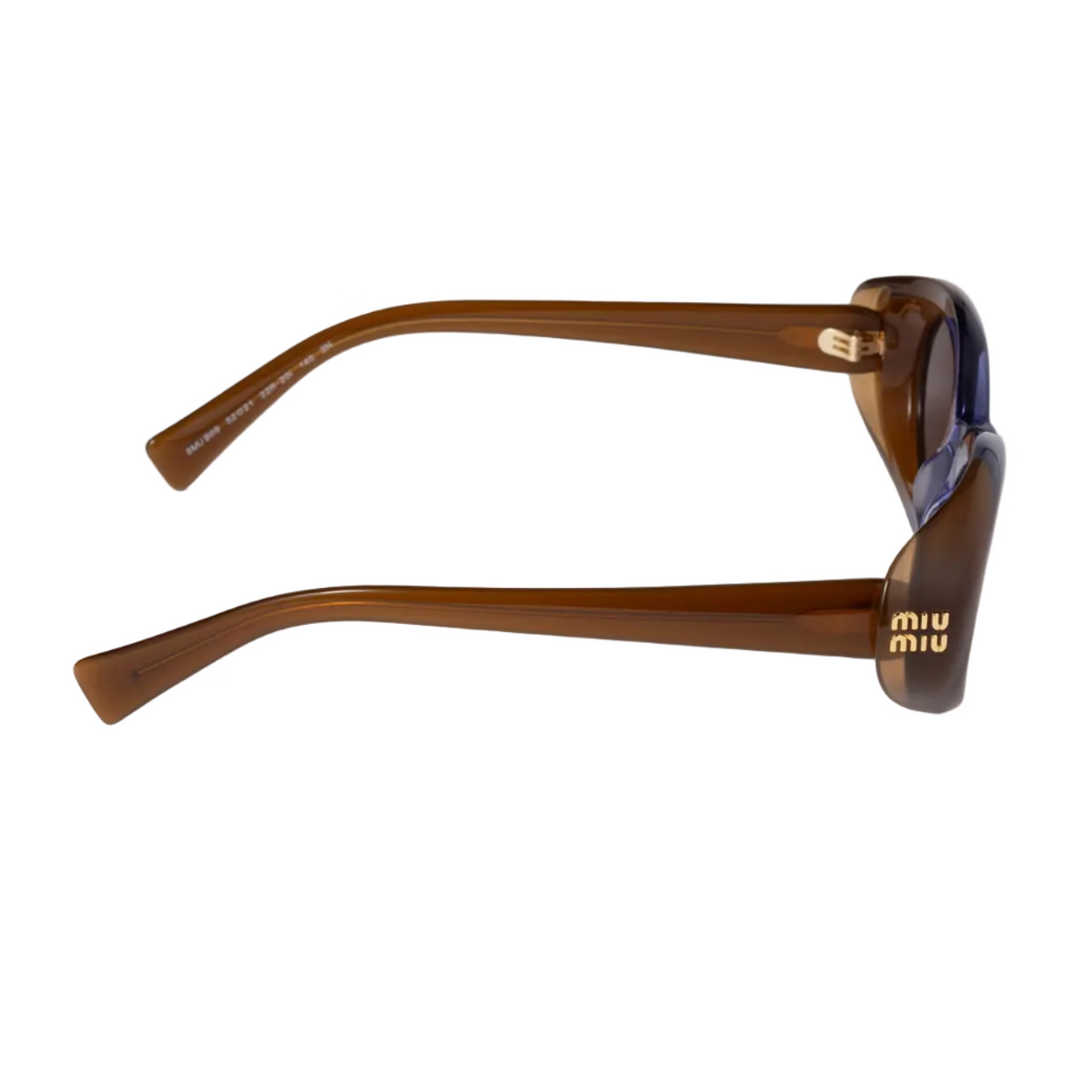 Miu Miu Women Rêverie Amber Opaline / Mauve Lenses Sunglasses