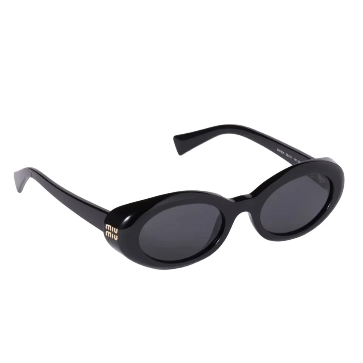 Miu Miu Women Rêverie Black / Slate Gray Lenses Sunglasses