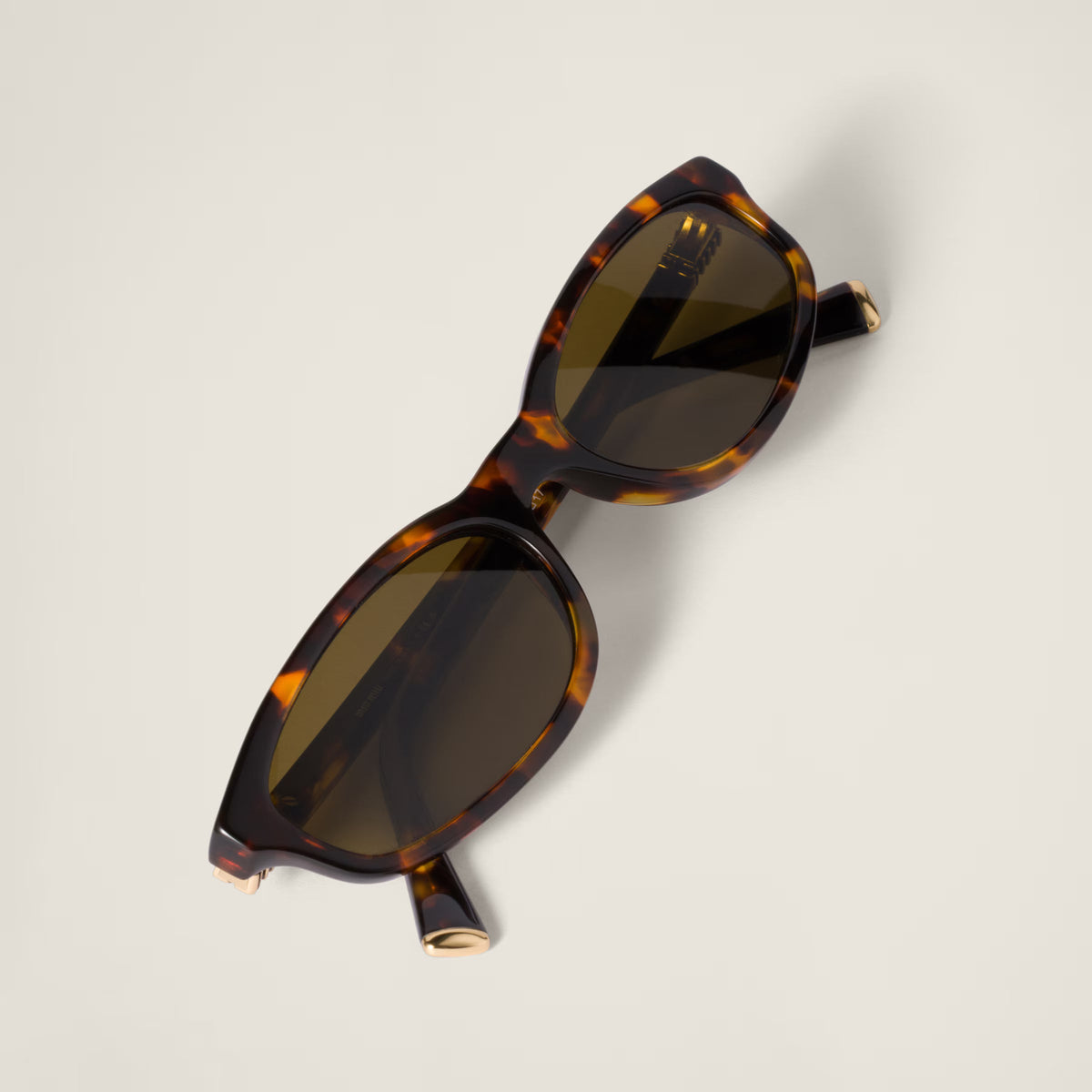 Miu Miu Regard SMUA06 Women Honey Tortoiseshell / Loden Green Sunglasses