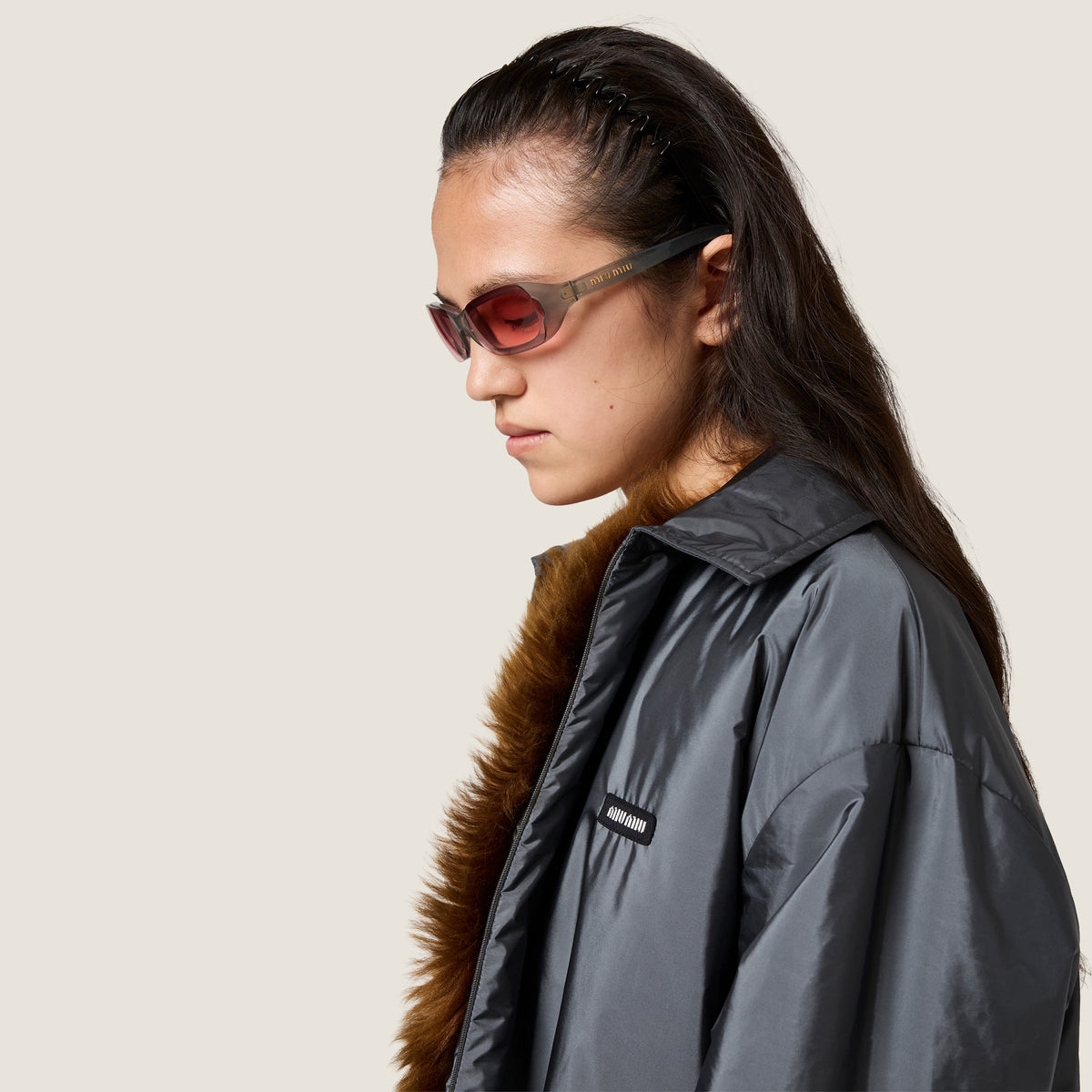 Miu Miu Runway SMUC07 Women Amber / Peony Bio Gradient Sunglasses