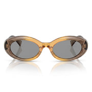 Miu Miu Women Rêverie Beige / Gray Lenses Sunglasses
