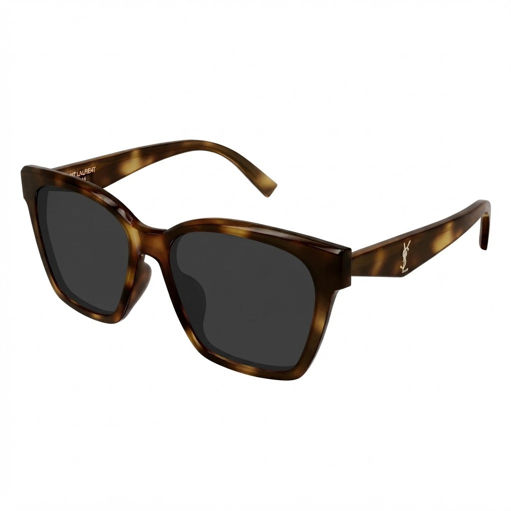 Saint Laurent Women SL M171/F 003 57 Havana Square Sunglasses