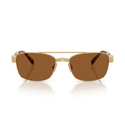 Miu Miu Women / Unisex Double-Bridge Optical Brown / Gold Glasses 