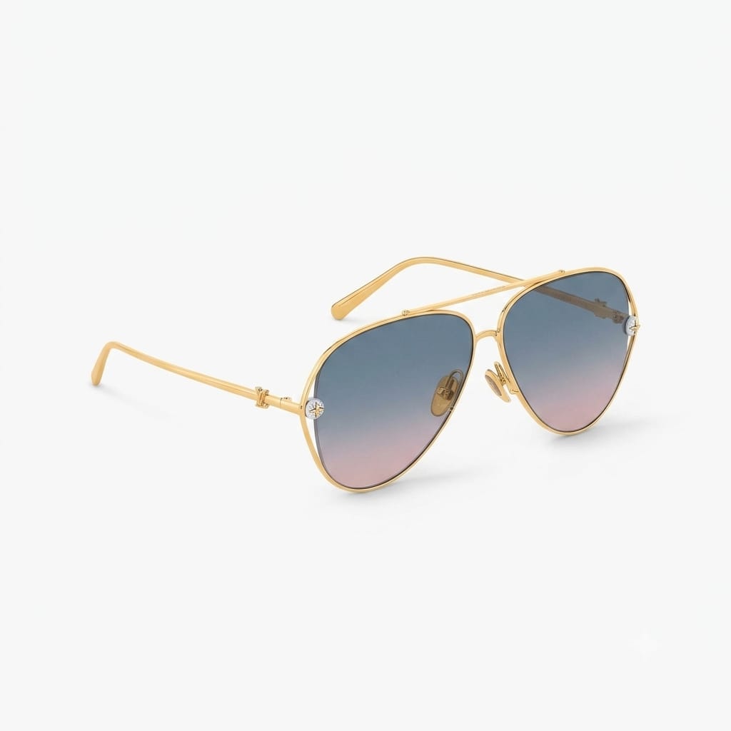 Louis Vuitton Women Pearl Twirl Pilot Sunglasses