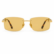 FRED Force 10 Geometric Gold/Yellow Sunglasses