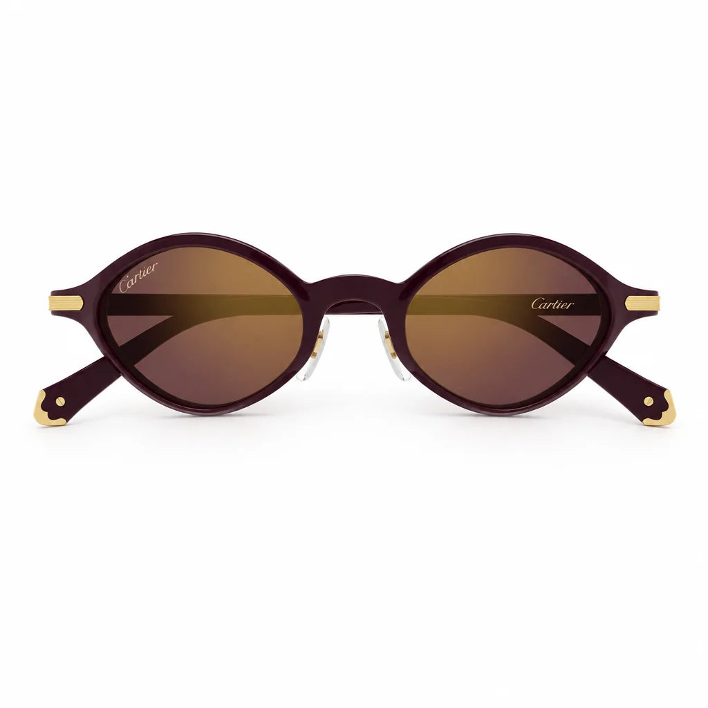 Cartier Première de C Women Purple Gradient Sunglasses