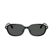 Versace Women Oval Frame Black Sunglasses