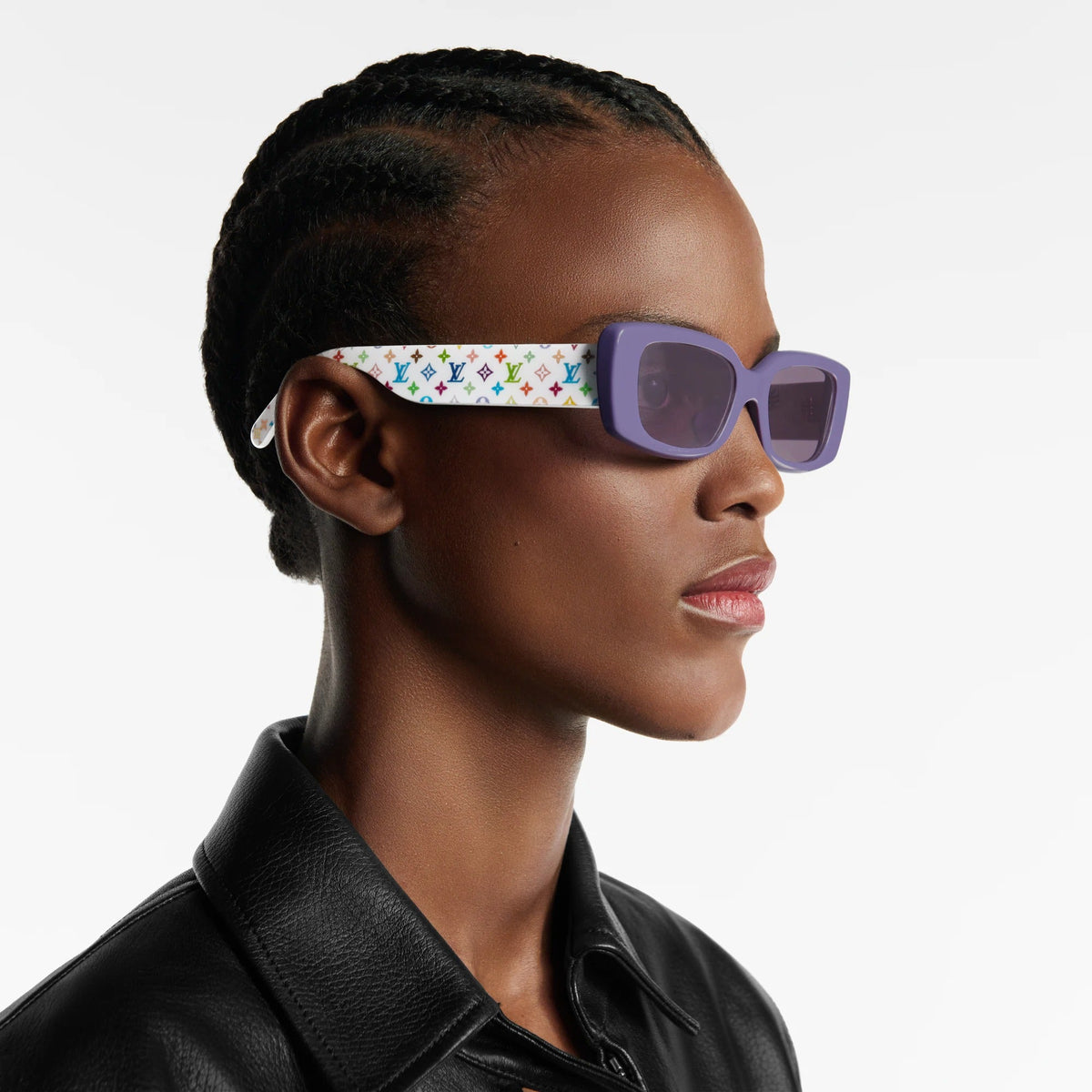 Louis Vuitton Women Cat Eye Frame Purple  Sunglasses