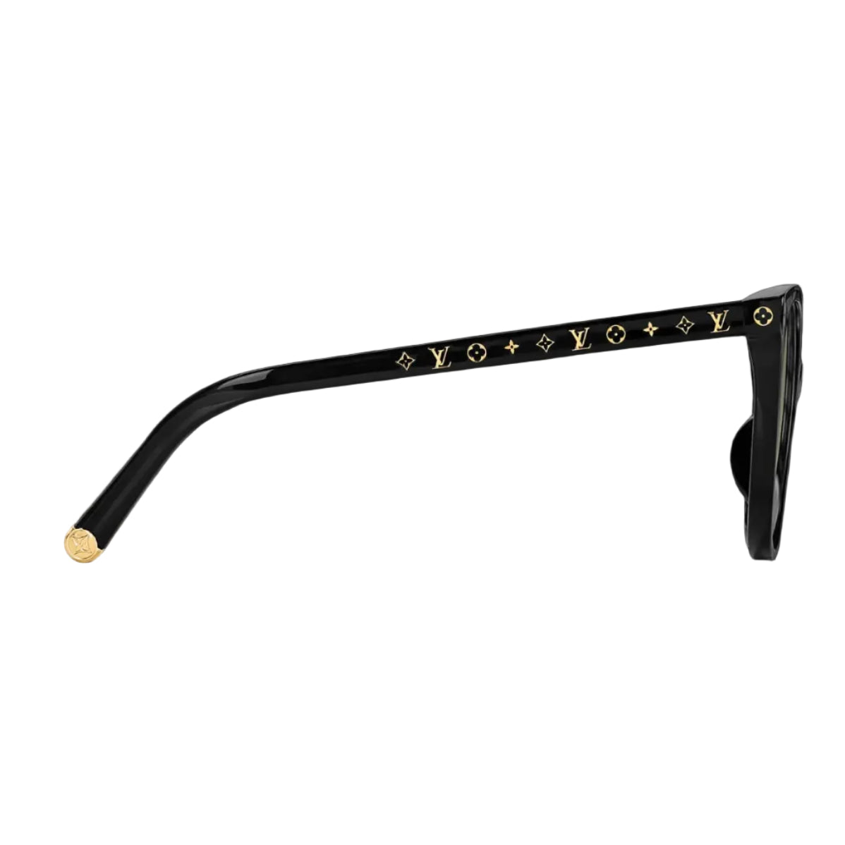 Louis Vuitton Women Cat Eye Frame Coal Black Sunglasses