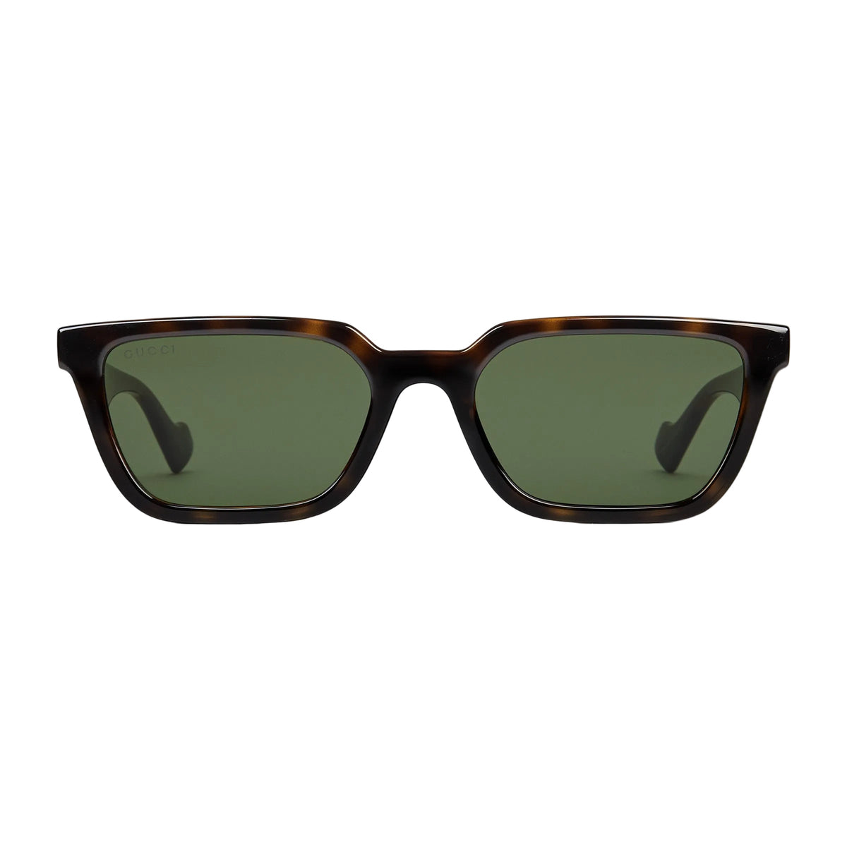 Gucci Women Rectangular Frame Brown Sunglasses