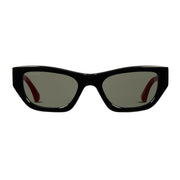 Gucci Women Cat Eye Frame Coal Black Sunglasses