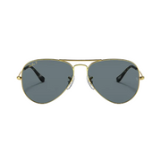 Ray Ban Women Pilot Frame Burnished Gold Sunglasses