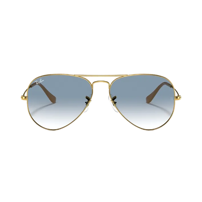 Ray Ban Men Pilot Frame Classic Gold Sunglasses