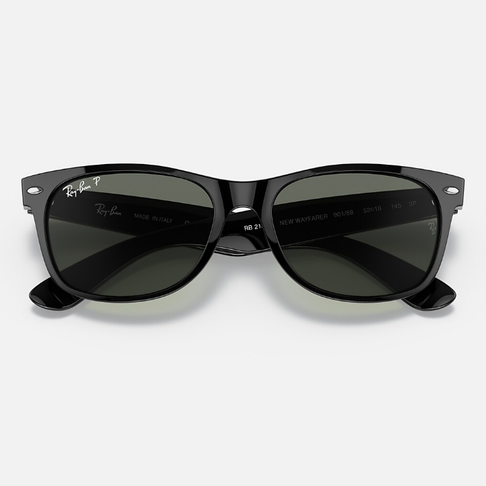 Ray Ban Women Square Frame Vanta Black Sunglasses