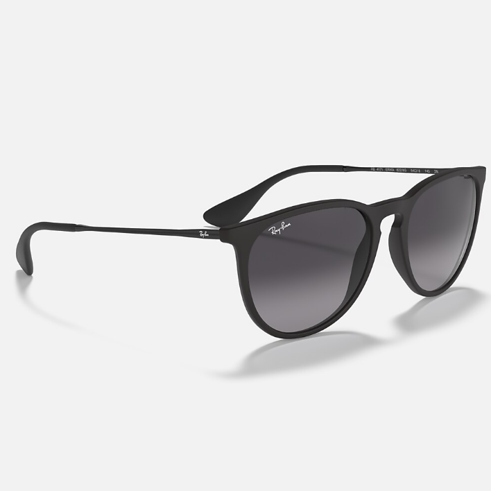 Ray Ban Women Phantos Frame Matte Rubber Black Sunglasses