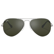 Ray Ban Women Pilot Frame Steel Silver Sunglasses