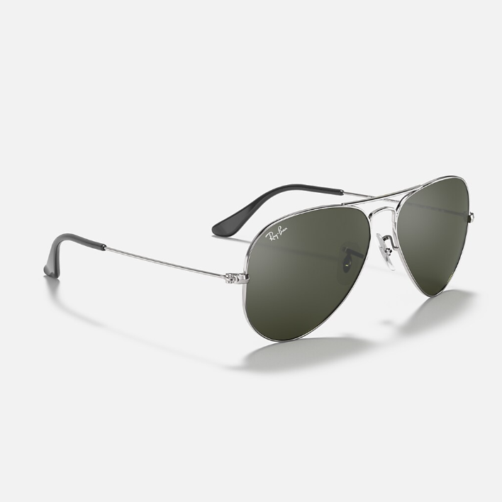 Ray Ban Women Pilot Frame Steel Silver Sunglasses