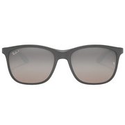 Ray Ban Women Square Frame Shiny Matte Grey Sunglasses