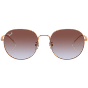 Ray Ban Women Phantos Frame Polished Rose Gold Sunglasses