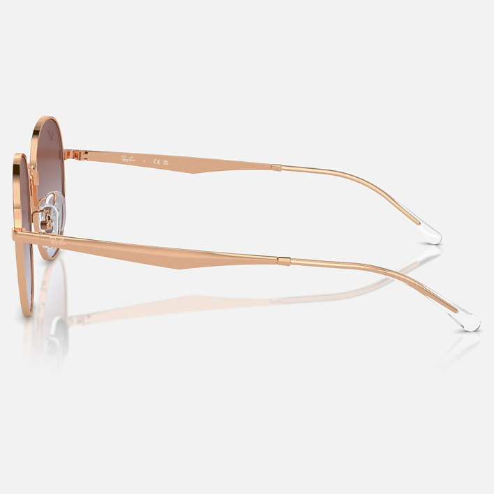 Ray Ban Women Phantos Frame Polished Rose Gold Sunglasses