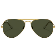 Ray Ban Women Pilot Frame Shiny Arista Gold Sunglasses