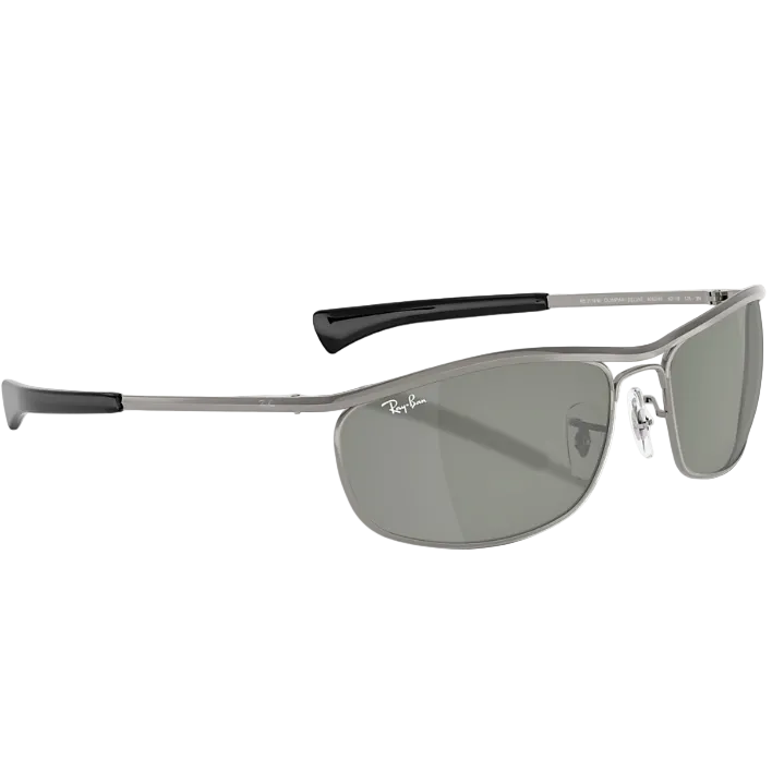 Ray Ban Women Oval Frame Polished Gunmetal Sunglasses