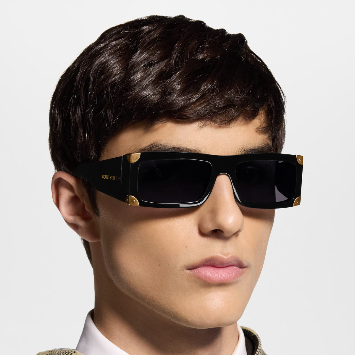 Louis Vuitton Men Z3157U Black Sunglasses