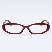 Miu Miu Women MU 06ZV Opal Red Rectangle Optical Glasses