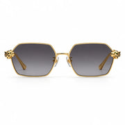 Cartier Panthère de C Women Hexagonal Gradient Grey Sunglasses
