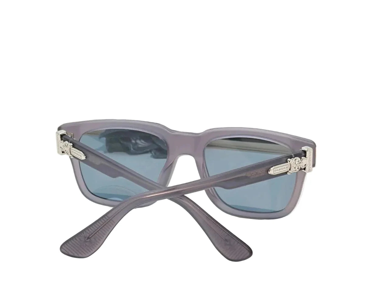 Chrome Hearts Box Officer Mist Gray Frame Sunglasses