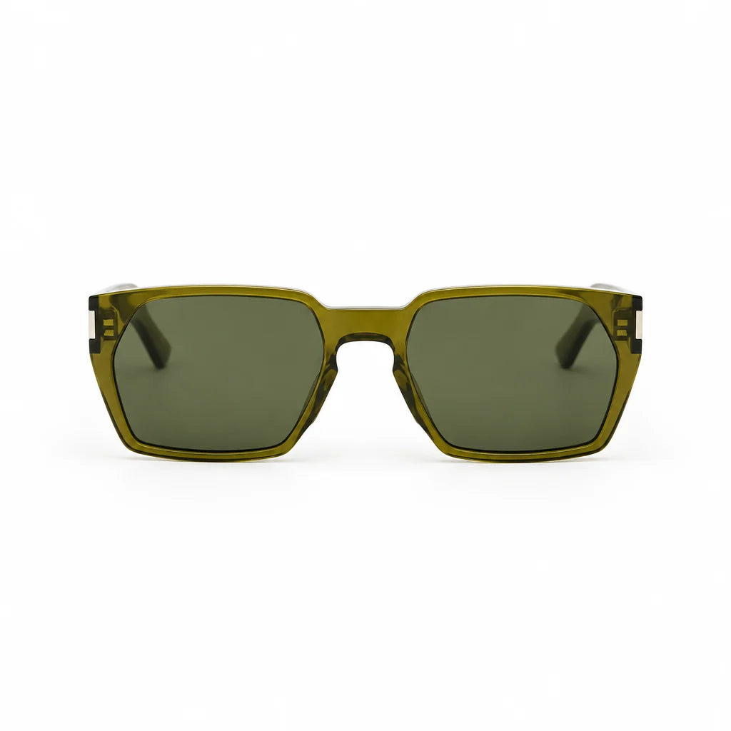 Saint Laurent Men SL 894 Square Transparent Khaki Sunglasses