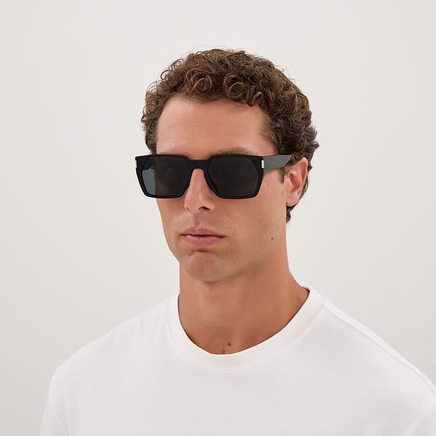 Saint Laurent Men SL 894 Square Black Sunglasses